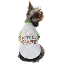 Frisco Happy Lil' Camper Dog & Cat T-Shirt -Pet Cat Supplies Shop 248789 PT3. AC SS1800 V1673303460