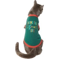 Frisco Living The Good Life Dog & Cat T-Shirt -Pet Cat Supplies Shop 248973 PT2. AC SS1800 V1644959792