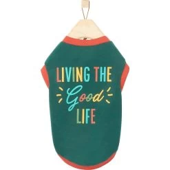 Frisco Living The Good Life Dog & Cat T-Shirt -Pet Cat Supplies Shop 248973 PT3. AC SS1800 V1644450390