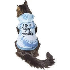 Frisco Life Is Wag Worthy Tiedye Print Dog & Cat Hoodie -Pet Cat Supplies Shop 249094 PT2. AC SS1800 V1644959829