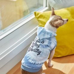 Frisco Life Is Wag Worthy Tiedye Print Dog & Cat Hoodie -Pet Cat Supplies Shop 249094 PT7. AC SS1800 V1614362017