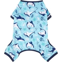 Frisco Happy Shark Dog & Cat Jersey PJs 11 Frisco Happy Shark Dog & Cat Jersey PJs -Pet Cat Supplies Shop 249122 PT3. AC SS1800 V1614006406