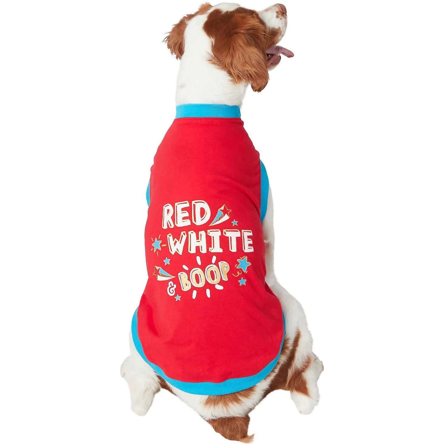 Frisco Red, White & Boop Dog & Cat T-Shirt 6 Frisco Red, White & Boop Dog & Cat T-Shirt - Image 4