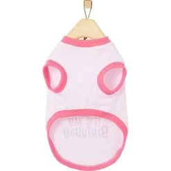 Frisco It's My Birthday Dog & Cat T-Shirt, Pink -Pet Cat Supplies Shop 249255 PT3. AC SS1800 V1624614153