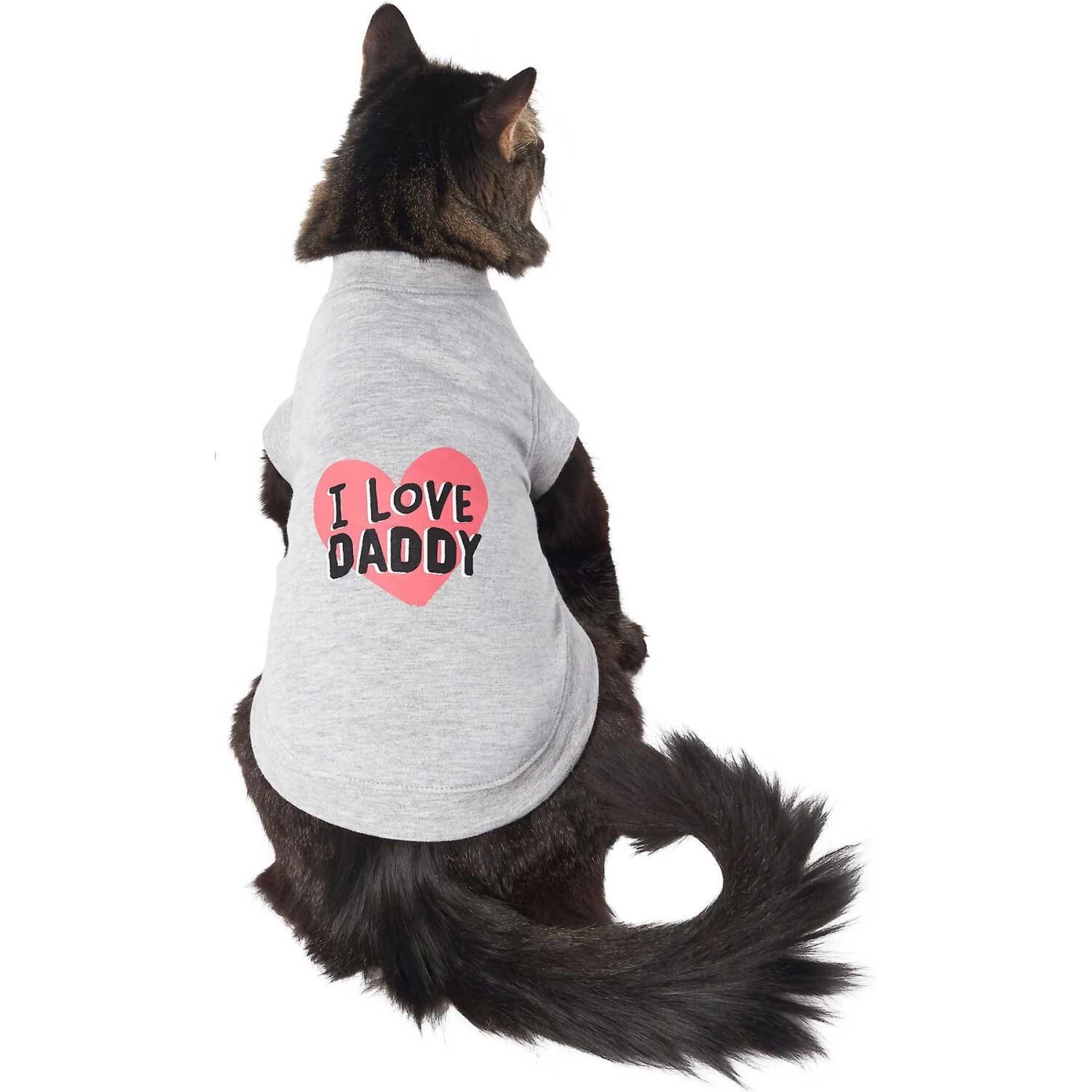 Frisco I Love Daddy Dog & Cat T-Shirt, Gray 5 Frisco I Love Daddy Dog & Cat T-Shirt, Gray - Image 3