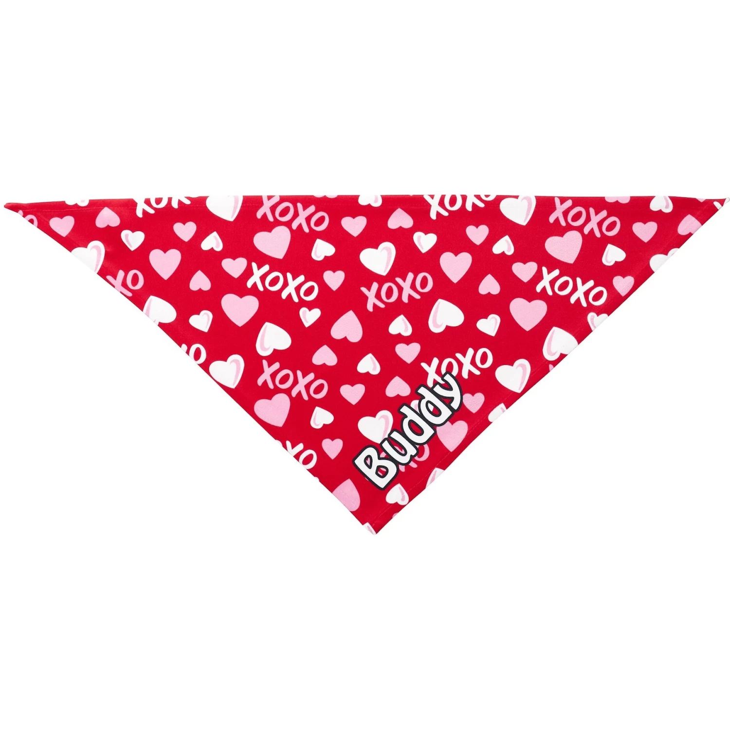 Frisco XOXO Hearts Personalized Dog & Cat Bandana 5 Frisco XOXO Hearts Personalized Dog & Cat Bandana - Image 3