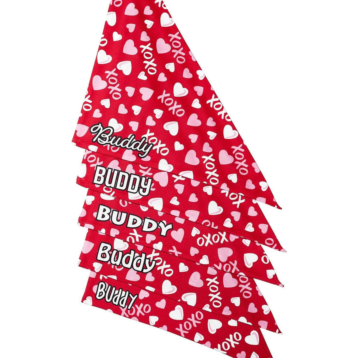 Frisco XOXO Hearts Personalized Dog & Cat Bandana 7 Frisco XOXO Hearts Personalized Dog & Cat Bandana - Image 5