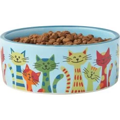 Frisco New York Non-skid Ceramic Cat Bowl -Pet Cat Supplies Shop 256121 PT3. AC SS1800 V1615311114
