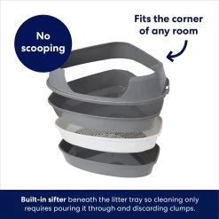 Frisco Corner Sifting Cat Litter Box With Rim -Pet Cat Supplies Shop 264933 PT2. AC SS1800 V1675279993