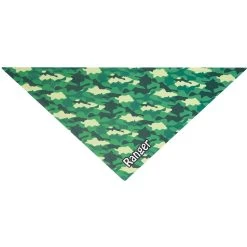 Frisco Green Camo Personalized Dog & Cat Bandana -Pet Cat Supplies Shop 267563 PT3. AC SS1800 V1623093485