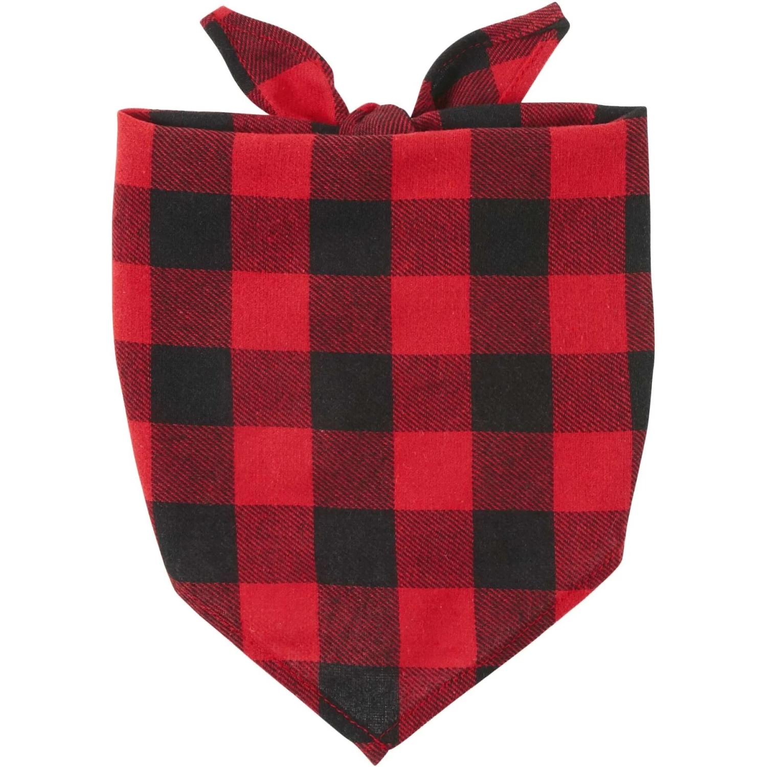 Red Buffalo Plaid Dog & Cat Bandana 3 Red Buffalo Plaid Dog & Cat Bandana