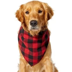 Red Buffalo Plaid Dog & Cat Bandana 12 Red Buffalo Plaid Dog & Cat Bandana -Pet Cat Supplies Shop 267899 PT2. AC SS1800 V1637649415