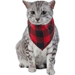 Red Buffalo Plaid Dog & Cat Bandana 13 Red Buffalo Plaid Dog & Cat Bandana -Pet Cat Supplies Shop 267899 PT3. AC SS1800 V1637727460