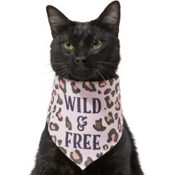 Frisco Pink Leopard Dog & Cat Bandana -Pet Cat Supplies Shop 267922 PT3. AC SS1800 V1637687868