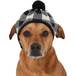 Frisco Plaid Dog & Cat Knitted Hat -Pet Cat Supplies Shop 267925 PT2. AC SS1800 V1628783226