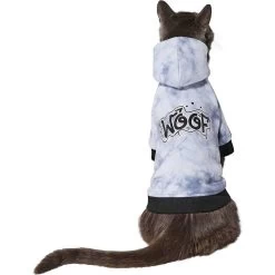 Frisco Woof Tiedye Print Dog & Cat Hoodie -Pet Cat Supplies Shop 267986 PT3. AC SS1800 V1637685733