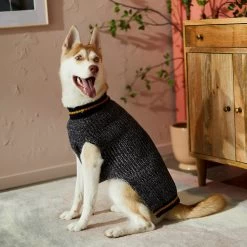 Frisco Heathered Knit Dog & Cat Sweater With 60% Recycled Content -Pet Cat Supplies Shop 268159 PT8. AC SS1800 V1629758773