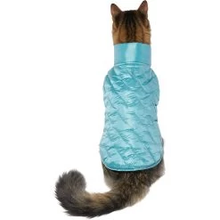 Frisco Lightweight Packable Insulated Dog & Cat Quilted Puffer Coat, Ocean Teal -Pet Cat Supplies Shop 268280 PT2. AC SS1800 V1628778981