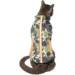 Frisco Mediumweight Camo Print Insulated Dog & Cat Zippered Coat, Green 10 Frisco Mediumweight Camo Print Insulated Dog & Cat Zippered Coat, Green -Pet Cat Supplies Shop 268295 PT2. AC SS1800 V1628741254
