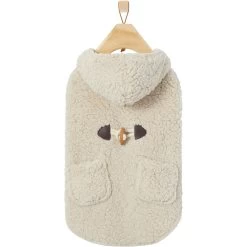 Frisco Lightweight Soft Sherpa Dog & Cat Coat, Oatmeal -Pet Cat Supplies Shop 268328 PT4. AC SS1800 V1628779618