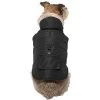 Frisco Mid-Heavyweight Cinching Insulated Dog & Cat Parka, Black/Red Plaid -Pet Cat Supplies Shop 268382 MAIN. AC SS1800 V1628790692