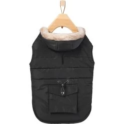 Frisco Mid-Heavyweight Cinching Insulated Dog & Cat Parka, Black/Red Plaid -Pet Cat Supplies Shop 268382 PT4. AC SS1800 V1628825564