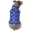 Frisco Mediumweight Metallic Star Print Insulated Dog & Cat Parka, Navy -Pet Cat Supplies Shop 268413 MAIN. AC SS1800 V1628697119