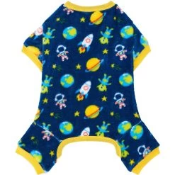 Frisco Dog & Cat Cozy Plush Fleece PJs, Outer Space -Pet Cat Supplies Shop 268477 PT3. AC SS1800 V1637719313