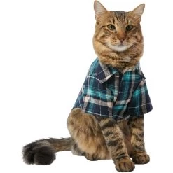 Frisco Multi-Plaid Dog & Cat Flannel Shirt -Pet Cat Supplies Shop 268588 PT3. AC SS1800 V1637675820