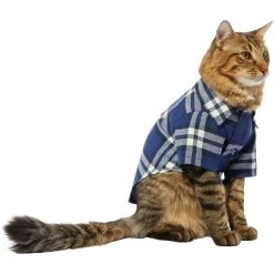 Frisco Navy Plaid Dog & Cat Flannel Shirt 14 Frisco Navy Plaid Dog & Cat Flannel Shirt -Pet Cat Supplies Shop 268596 PT3. AC SS1800 V1637652439