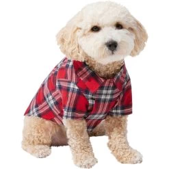 Frisco Red Plaid Dog & Cat Shirt -Pet Cat Supplies Shop 268604 PT2. AC SS1800 V1637643699