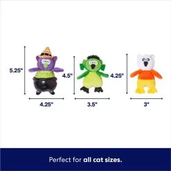 Frisco Halloween Owls Plush Cat Toy With Catnip, 3 Count 7 Frisco Halloween Owls Plush Cat Toy With Catnip, 3 Count -Pet Cat Supplies Shop 270329 PT1. AC SS1800 V1689878859