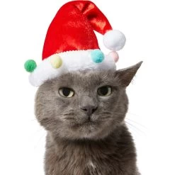 Frisco Holiday Poms Dog & Cat Santa Hat 10 Frisco Holiday Poms Dog & Cat Santa Hat -Pet Cat Supplies Shop 276194 PT3. AC SS1800 V1631303179