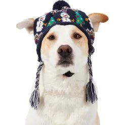 Frisco Jolly Snowman Dog & Cat Knitted Hat -Pet Cat Supplies Shop 276303 PT2. AC SS1800 V1631298383