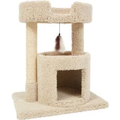 Frisco 27-in Real Carpet Cat Tree With Condo And Oval Perch 9 Frisco 27-in Real Carpet Cat Tree With Condo And Oval Perch -Pet Cat Supplies Shop 282747 PT4. AC SS1800 V1621948719