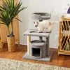 Frisco 37-in Real Carpet Cat Tree With Condo, Grey 2 Frisco 37-in Real Carpet Cat Tree With Condo, Grey -Pet Cat Supplies Shop 282755 MAIN. AC SS1800 V1621949365