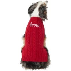 Frisco Personalized Dog & Cat Cable Knitted Sweater 10 Frisco Personalized Dog & Cat Cable Knitted Sweater -Pet Cat Supplies Shop 285168 PT2. AC SS1800 V1628776600
