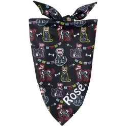 Frisco Dia De Los Muertos Personalized Dog & Cat Bandana