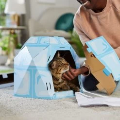 Frisco Igloo Cardboard Cat House -Pet Cat Supplies Shop 287293 PT3. AC SS1800 V1692035199