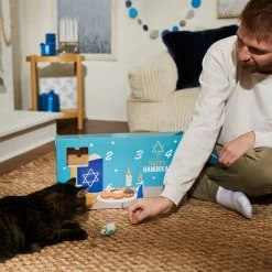 Frisco Holiday 8 Days Of Hanukkah Cardboard Calendar With Toys For Cats -Pet Cat Supplies Shop 287301 PT4. AC SS1800 V1689793188