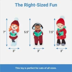 Frisco Holiday Carolers Plush Cat Toy With Catnip, 3 Count 6 Frisco Holiday Carolers Plush Cat Toy With Catnip, 3 Count -Pet Cat Supplies Shop 287371 PT1. AC SS1800 V1637704614