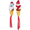 Frisco Holiday Santa & Snowman Ice Cream Cones Plush Cat Toy With Catnip, 2 Count -Pet Cat Supplies Shop 287373 MAIN. AC SS1800 V1632775688