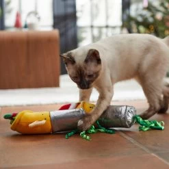 Frisco Holiday Elf Burrito Plush Cat Toy With Catnip, 2 Count -Pet Cat Supplies Shop 287375 PT3. AC SS1800 V1632776330