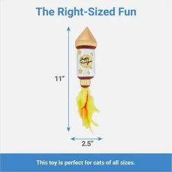 Frisco New Year's Eve Firework Plush Kicker Cat Toy With Catnip -Pet Cat Supplies Shop 288474 PT1. AC SS1800 V1640718395