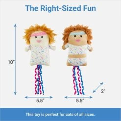 Frisco Dance Girls Plush Kicker Cat Toy With Catnip, 2 Count -Pet Cat Supplies Shop 288945 PT1. AC SS1800 V1640722947