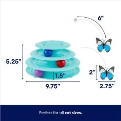 Frisco Butterfly Cat Tracks Cat Toy & Dr. Elsey's Ultra Unscented Clumping Clay Cat Litter -Pet Cat Supplies Shop 293022 PT2. AC SS1800 V1700675839