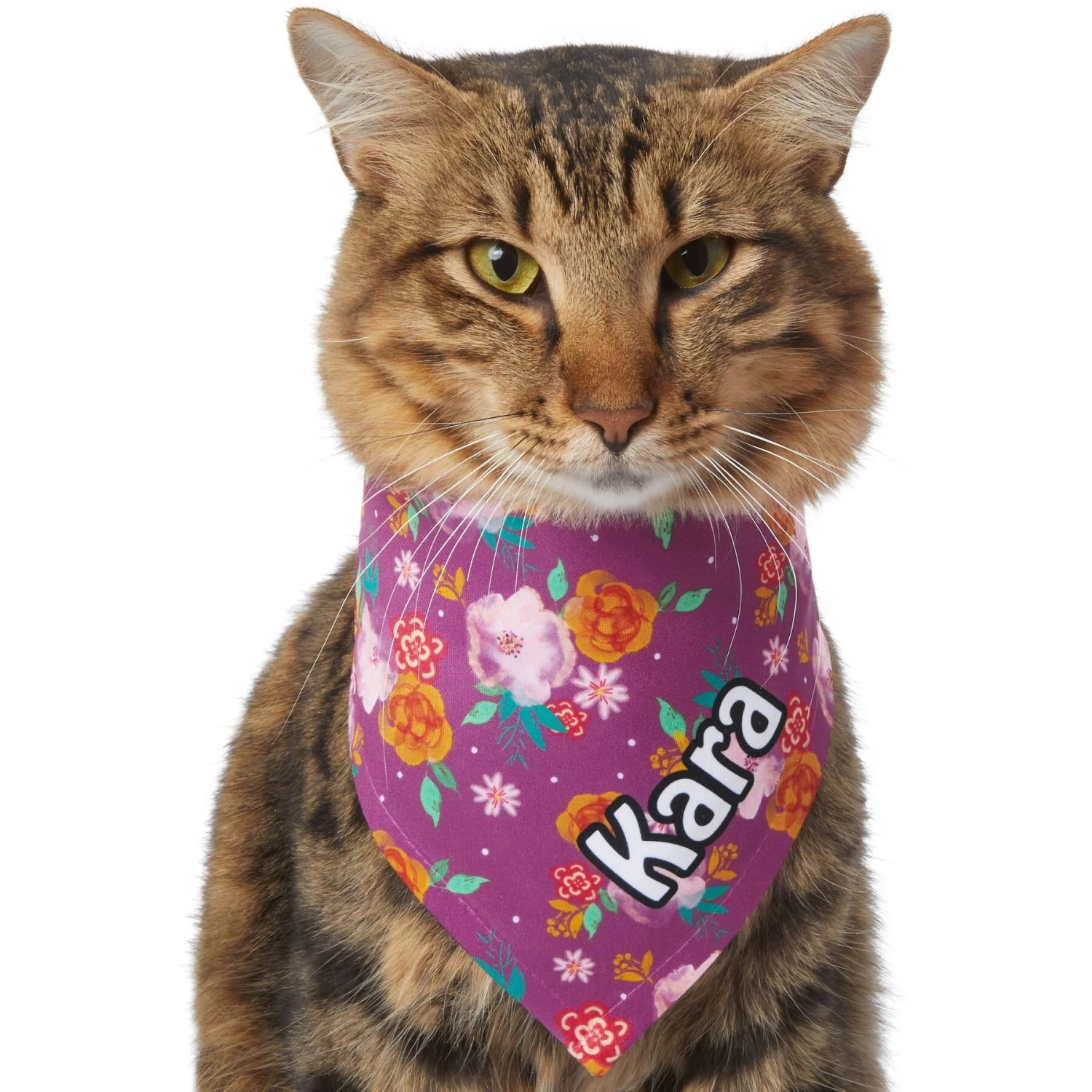 Frisco Fall Floral Personalized Dog & Cat Bandana 10 Frisco Fall Floral Personalized Dog & Cat Bandana - Image 8