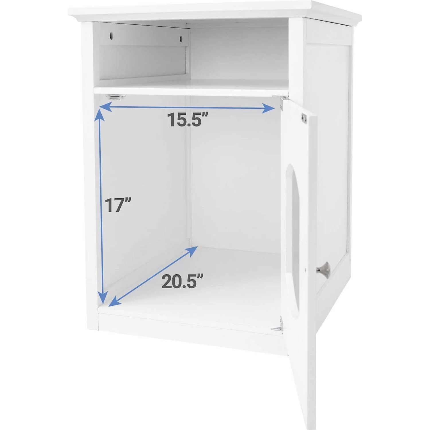 Frisco Decorative Side Table Cat Litter Box Cover & Frisco Open Top Cat Litter Box With Rim, Large 6 Frisco Decorative Side Table Cat Litter Box Cover & Frisco Open Top Cat Litter Box With Rim, Large - Image 4