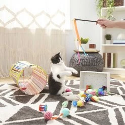 Sheba Meaty Tender Sticks Salmon Flavored Soft Adult Cat Treats & Frisco Plush, Teaser, Ball & Tunnel Variety Pack Cat Toy With Catnip 11 Sheba Meaty Tender Sticks Salmon Flavored Soft Adult Cat Treats & Frisco Plush, Teaser, Ball & Tunnel Variety Pack Cat Toy With Catnip -Pet Cat Supplies Shop 298508 PT4. AC SS1800 V1623202064