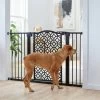 Frisco Metal Geometric Pattern Extra Wide Auto-close Dog Gate -Pet Cat Supplies Shop 299512 MAIN. AC SS1800 V1627305457